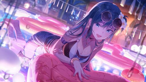 【★5アイドル解説】ネオン煌めくナイトプール 小美山愛